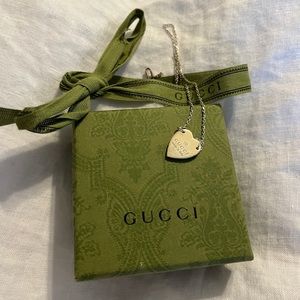 Gucci Trademark Necklace with Heart Pendant